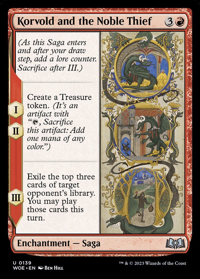 Korvold and the Noble Thief 139 (Wilds of Eldraine) 