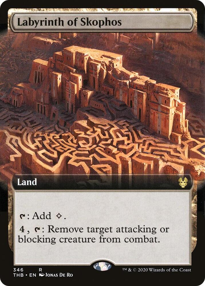 Labyrinth of Skophos 346/254 (Theros Beyond Death)  - Extended Art Foil