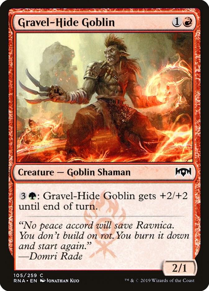 Gravel-Hide Goblin 105/259 (Ravnica Allegiance) 