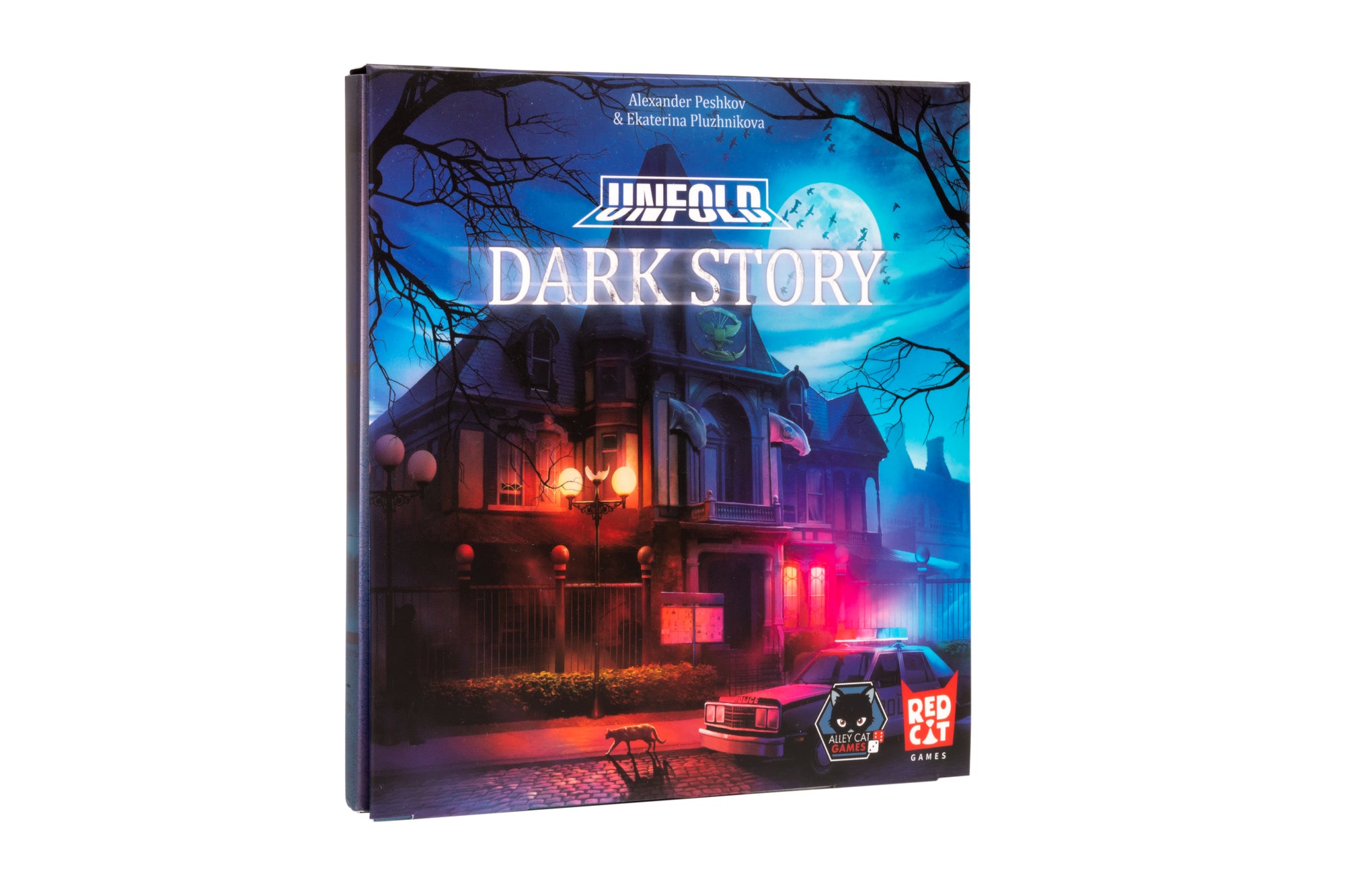 Unfold: Dark Story escape room game in folded packaging