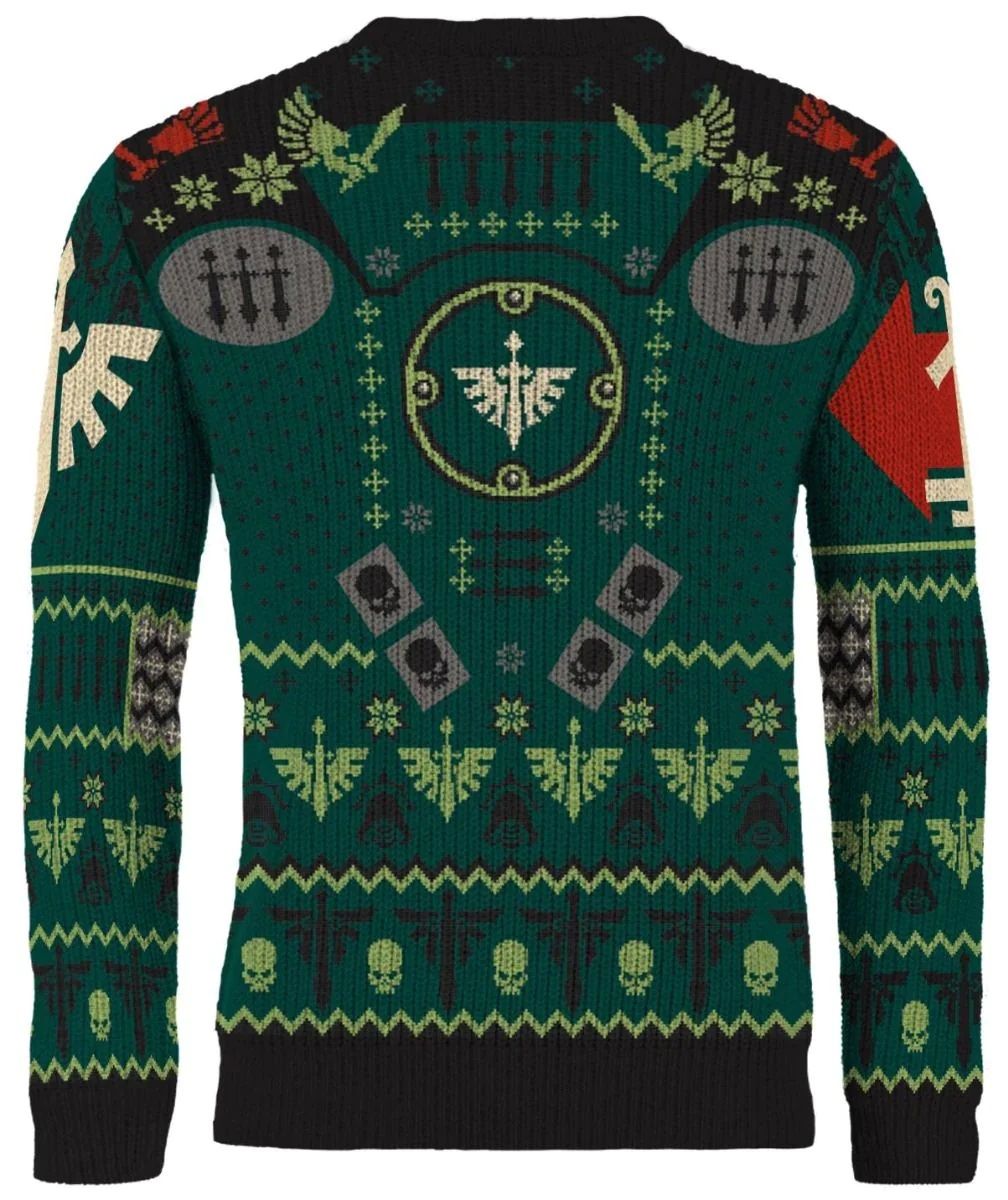 Warhammer 40000: Dark Angels Christmas Jumper (M) - Good Games