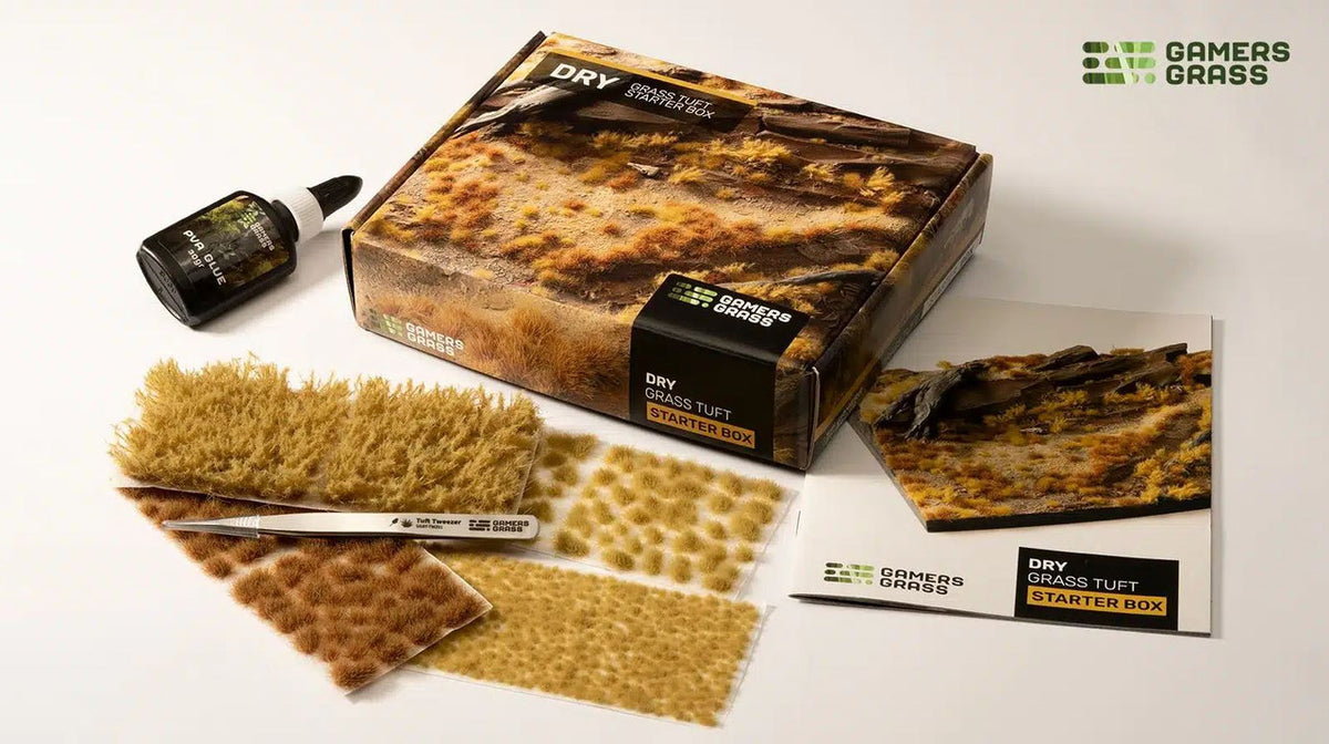 Gamers Grass Dry Grass Tuft Starter Box - Good Games