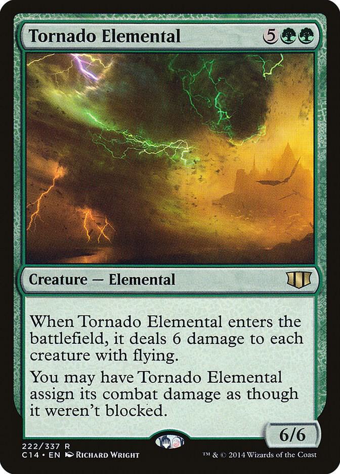 Tornado Elemental 222/337 (Commander 2014) 