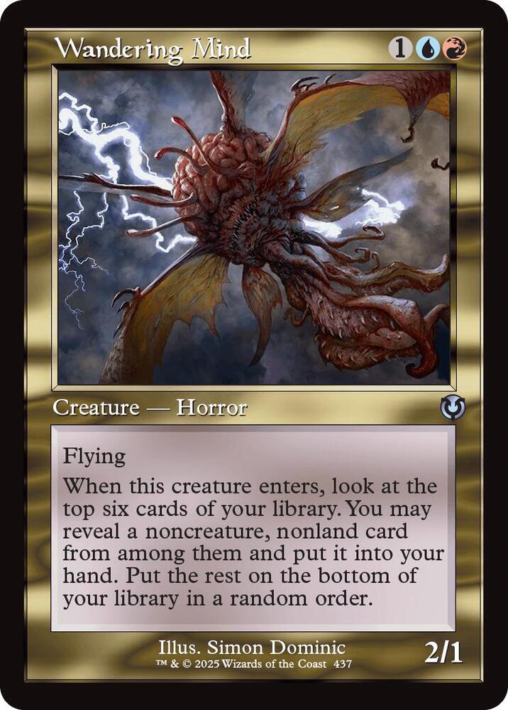 Wandering Mind 437/287 (Innistrad Remastered)  - Retro Foil