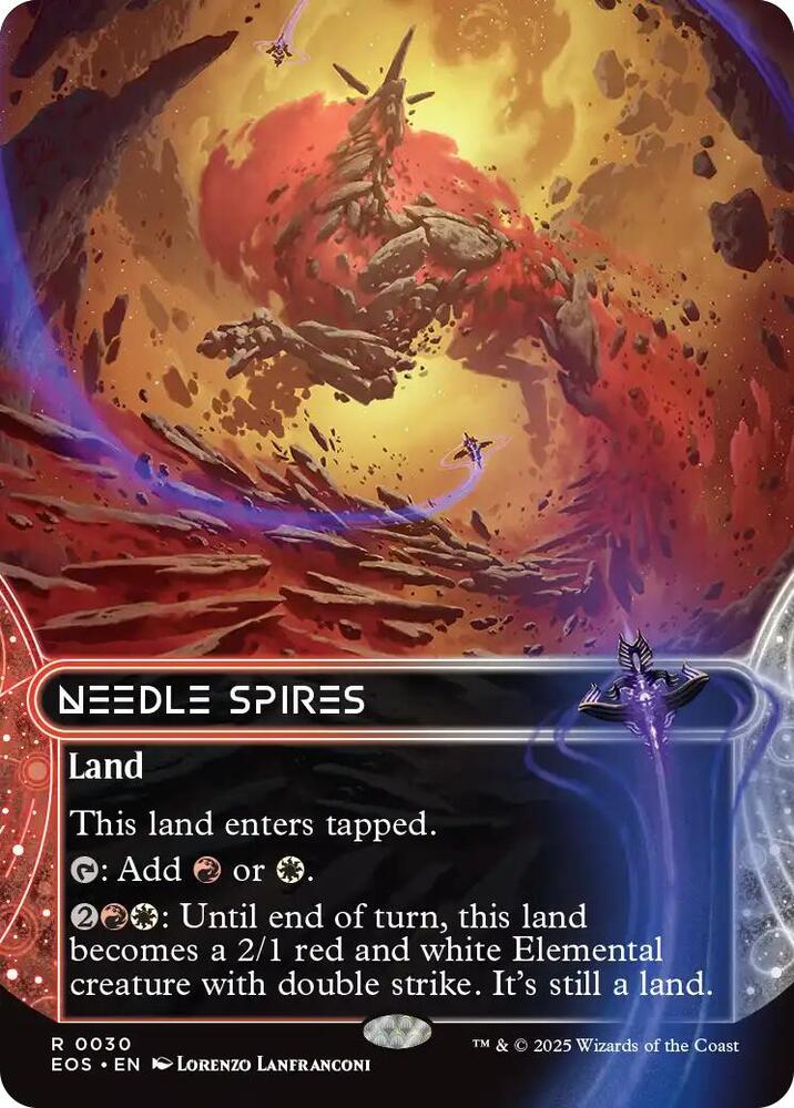 Needle Spires  30 (Edge of Eternities: Stellar Sights)  - Borderless