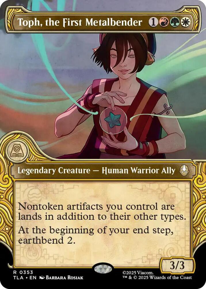 Toph, the First Metalbender 353/286 (Avatar: The Last Airbender)  - Showcase Foil