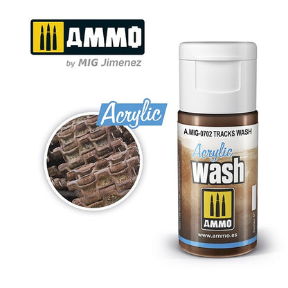 Ammo by MIG Acrylic Washes 15ml - Tracks Wash - Good Games