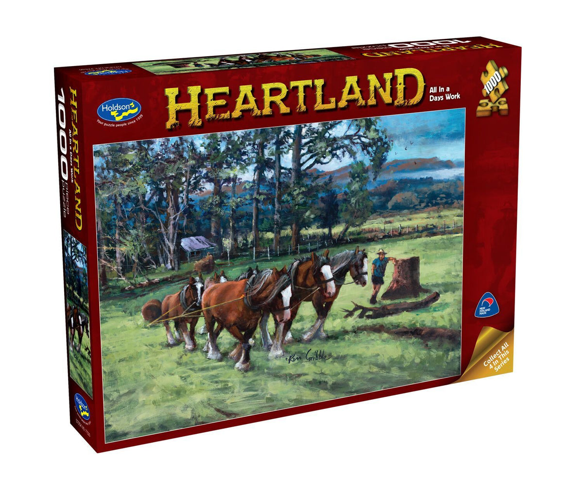 Holdson - Heartland 2 A Days Work 1000 Piece Jigsaw