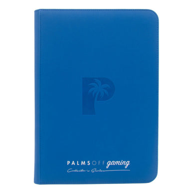 Palms Off Gaming - Clear Toploader Zip Binder - Blue - Good Games
