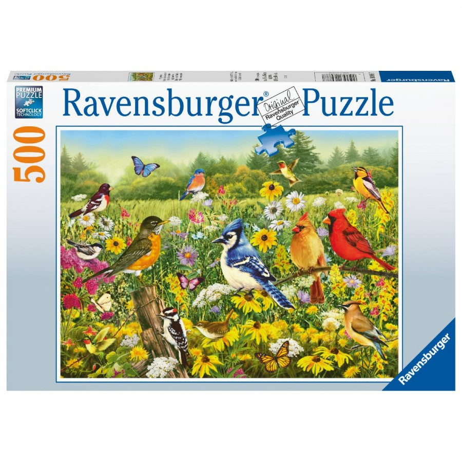 Ravensburger - Birds in the Meadow 500 Piece Jigsaw - Good Games