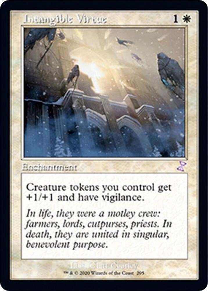 Intangible Virtue 295/289 (Time Spiral: Remastered)  - Foil