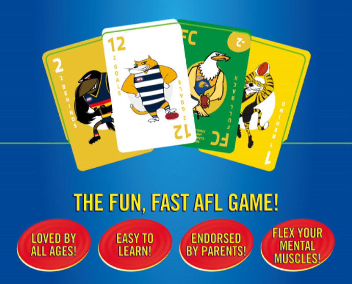 AFL Footy Feud + NRL Footy Feud Rookie Card Game (Assortment of 12)