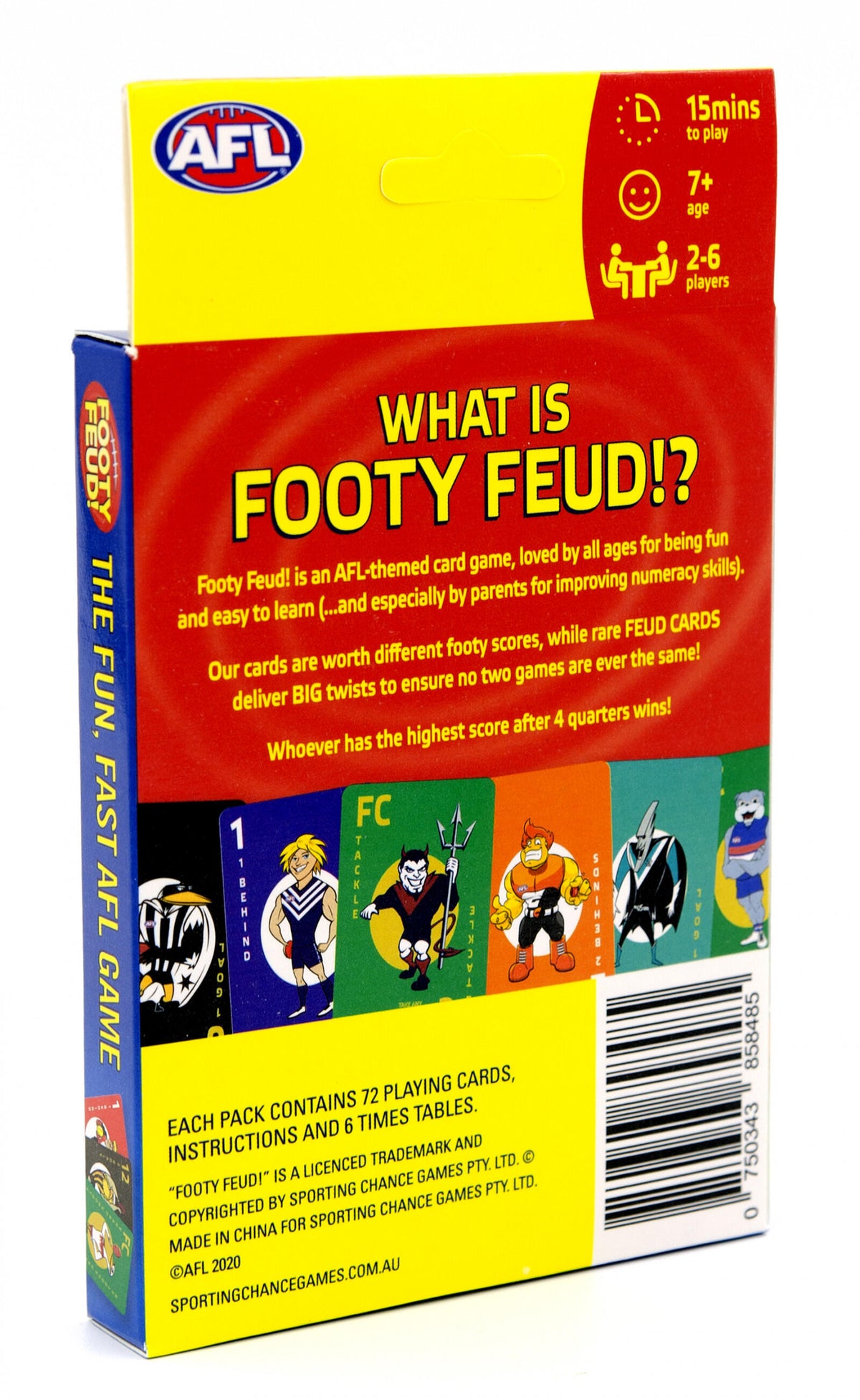 AFL Footy Feud + NRL Footy Feud Rookie Card Game (Assortment of 12)