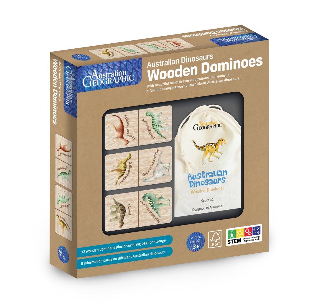 Australian Geographic - Australian Dinosaur Dominoes