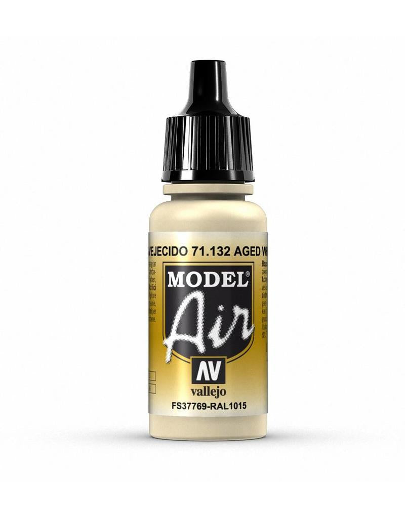 Vallejo Model Air Old Formulation Acrylic Colour 17ml - Aged White - Good Games