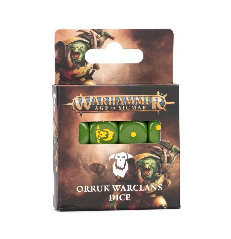 Age Of Sigmar: Orruk Warclans Dice (89-94) - Good Games