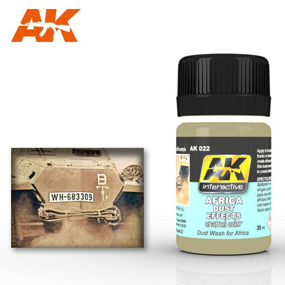 AK Interactive Enamel Colour 35ml - Africa Dust Effects - Good Games