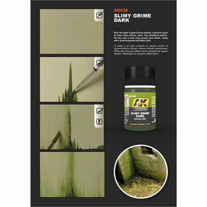 AK Interactive Weathering Product - Slimy Grime Dark - Good Games