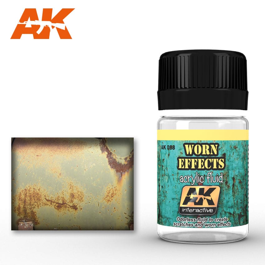 AK Interactive Worn Effects Acrylic Fluid 35ml - Clear - Good Games