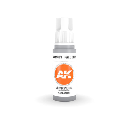 AK Interactive 3 Gen Acrylic Modeling Colour 17ml - Pale Grey - Good Games