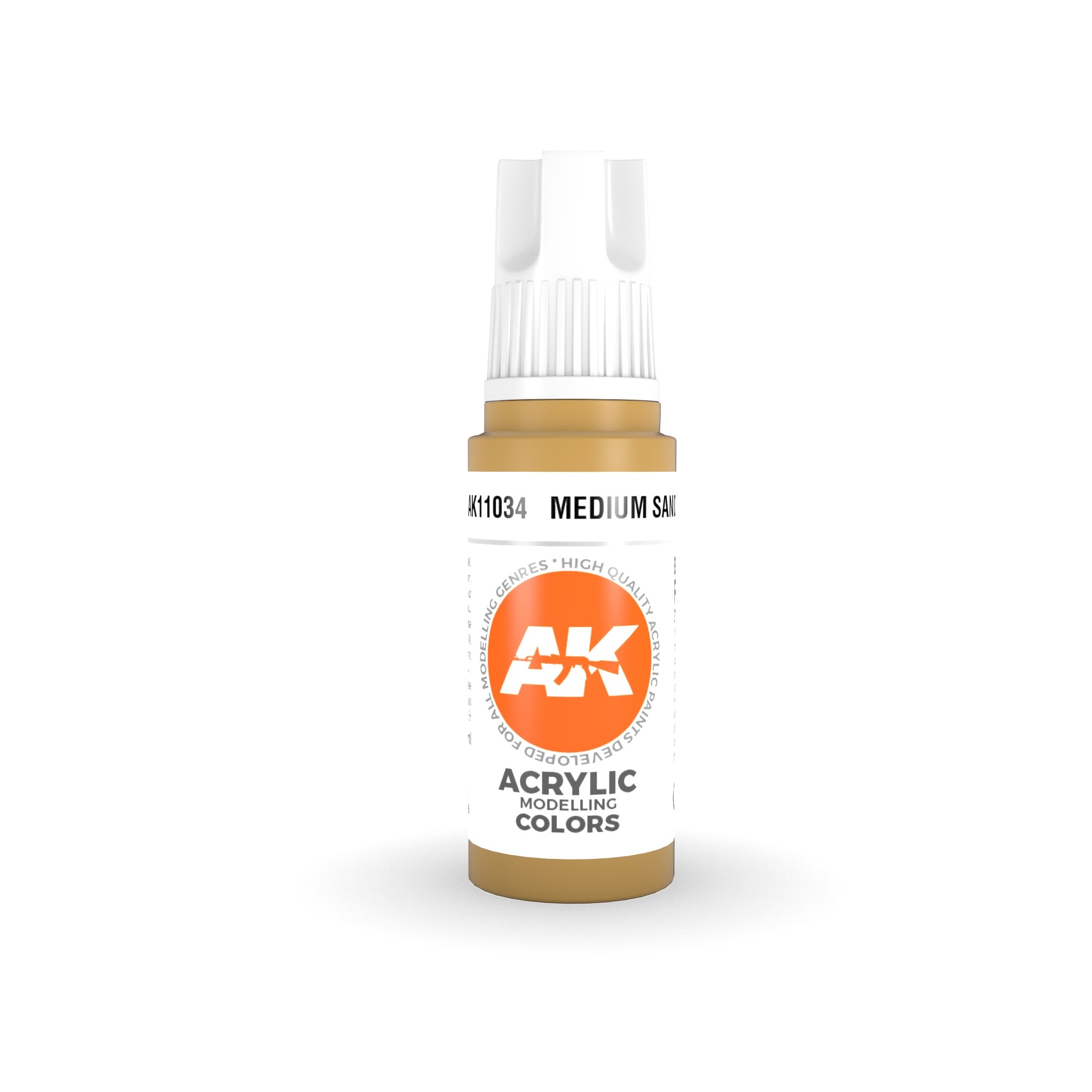AK Interactive 3 Gen Acrylic Modeling Colour 17ml - Medium Sand - Good Games