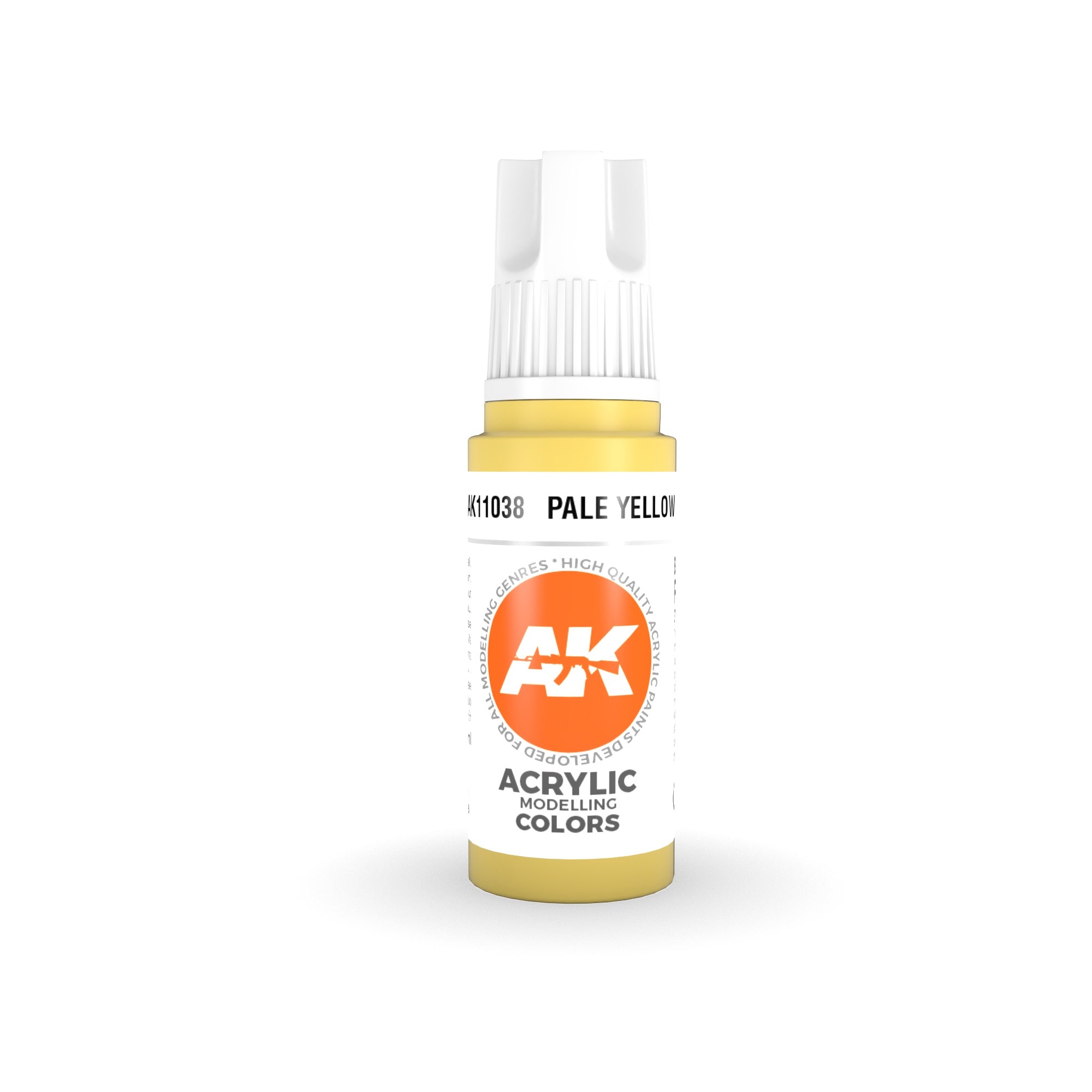 AK Interactive 3 Gen Acrylic Modeling Colour 17ml - Pale Yellow - Good Games