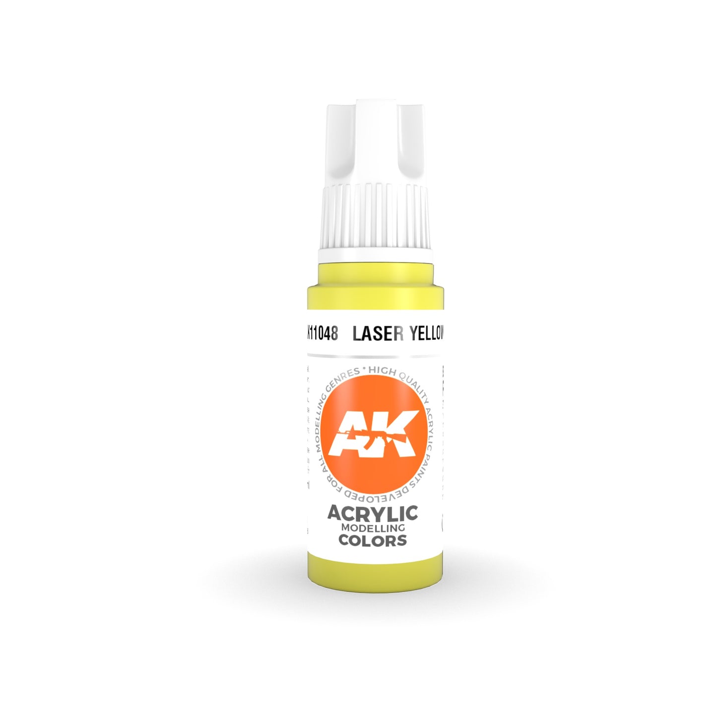 AK Interactive 3 Gen Acrylic Model Paint 17ml - Laser Yellow - Good Games