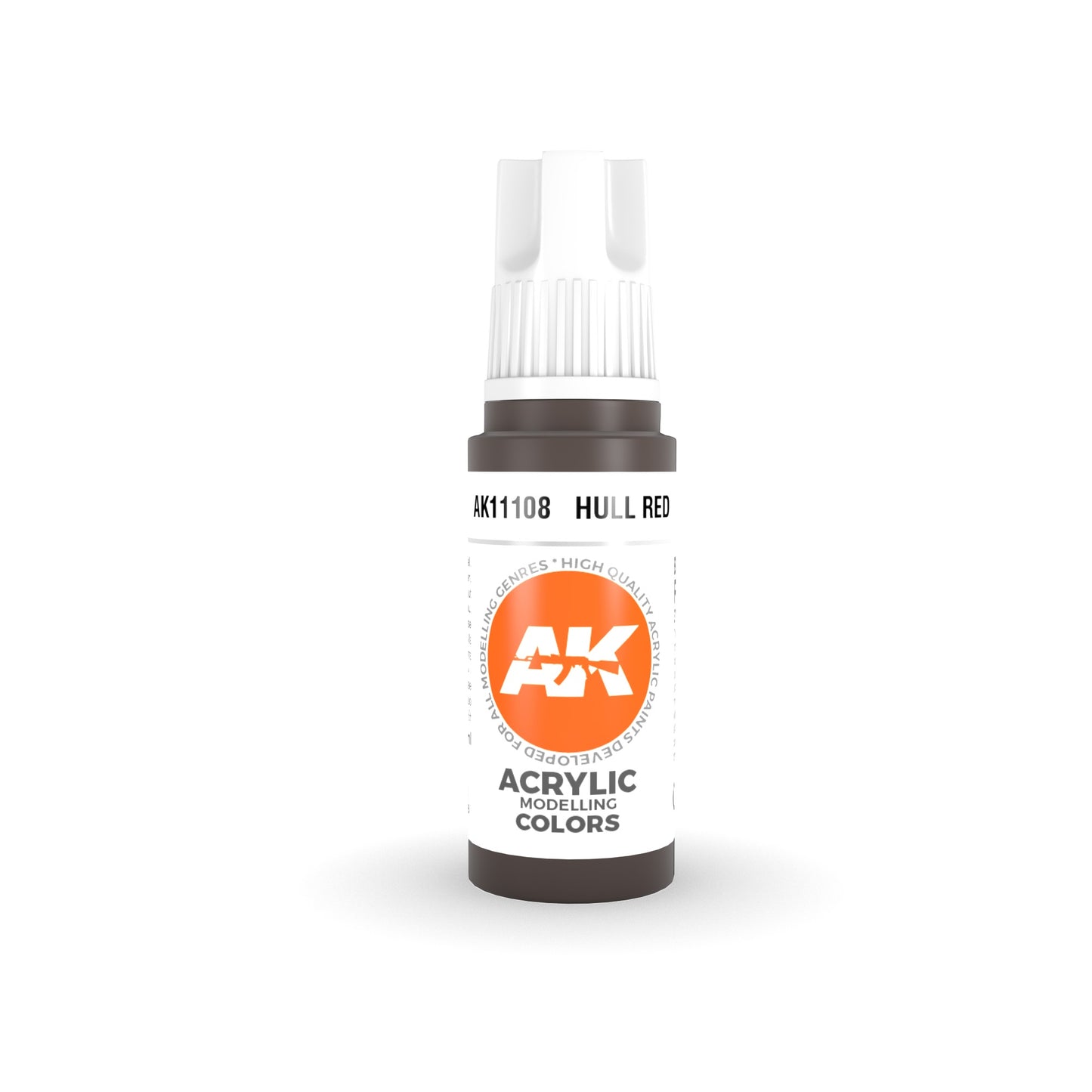AK Interactive 3 Gen Acrylic Modeling Colour 17ml - Hull Red - Good Games