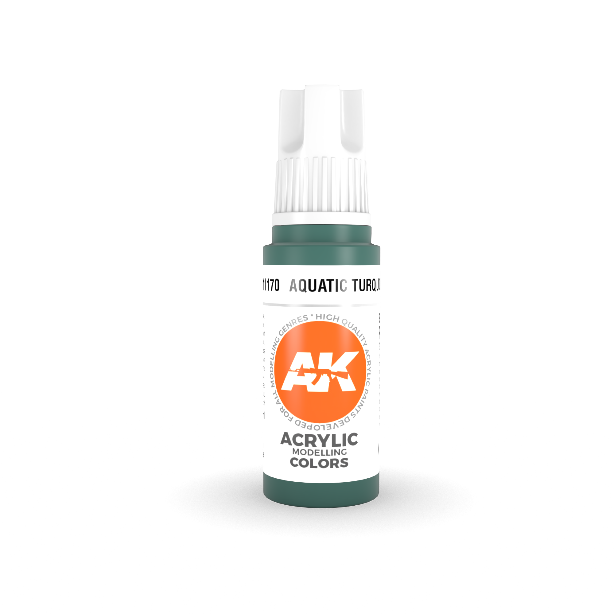 AK Interactive 3 Gen Acrylic Modeling Color 17ml - Aquatic Turquoise - Good Games