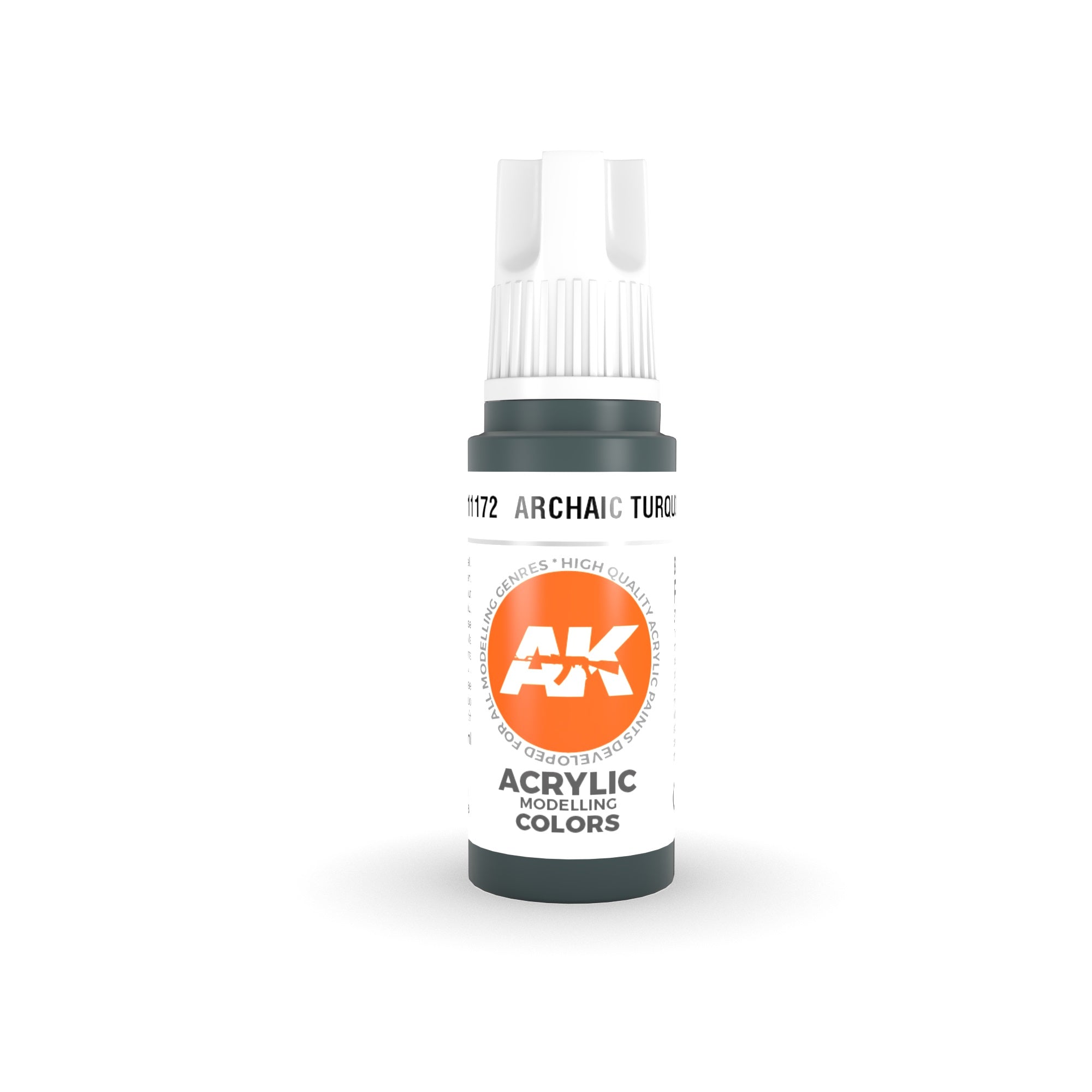 AK Interactive 3 Generation Acrylic Modeling Paint 17ml - Archaic Turquoise - Good Games