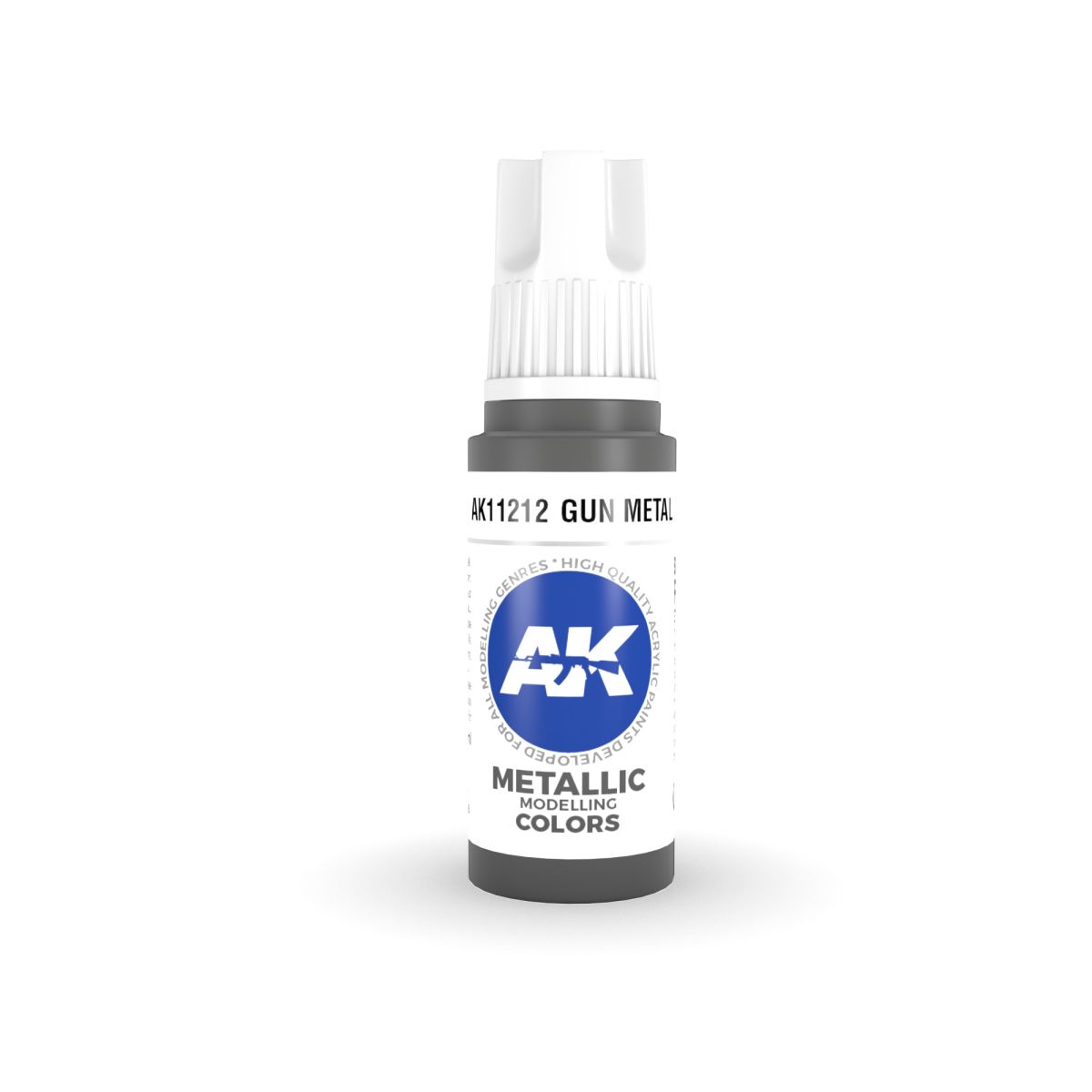 AK Interactve 3Gen Acrylics - Gun Metal 17ml - Good Games