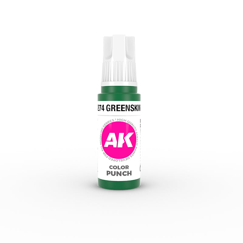 AK Interactive Colour Punch Greenskin Punch 17ml - Good Games