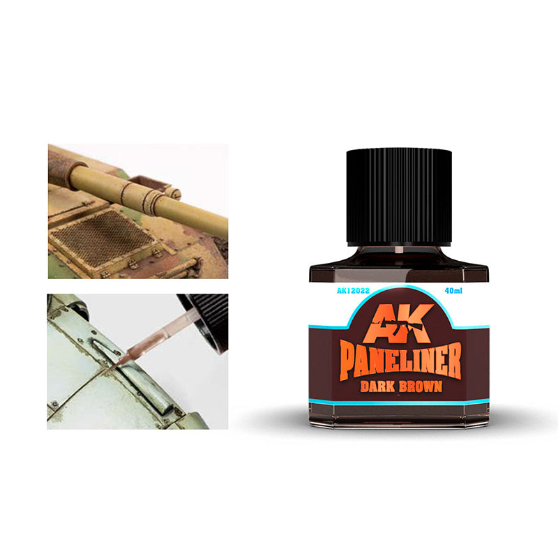 Ak Interactive - Weathering - Dark Brown Paneliner - Good Games