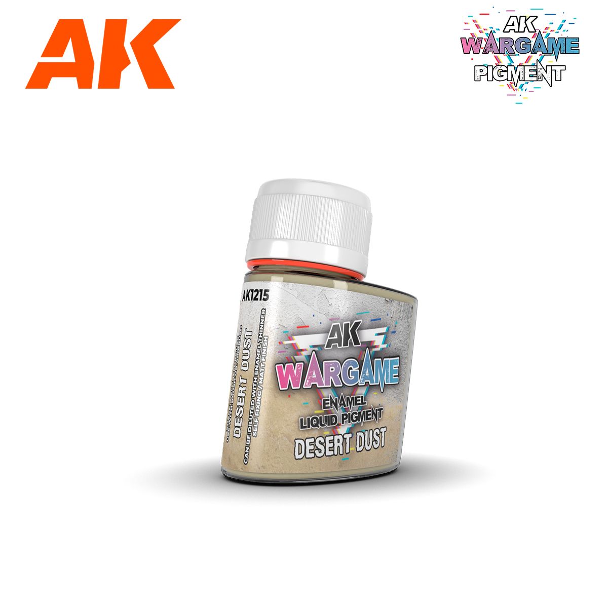 AK Interactive Wargame Enamel Liquid Pigments - Desert Dust 35 ml - Good Games