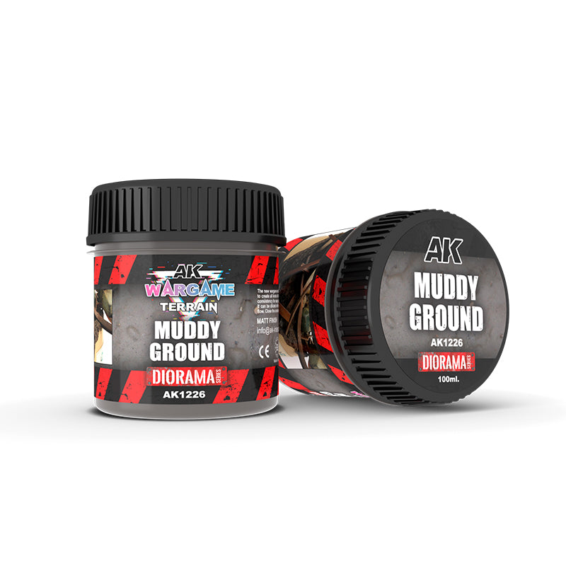 Ak Interactive - Terrains - Muddy Ground 100 Ml. - Good Games