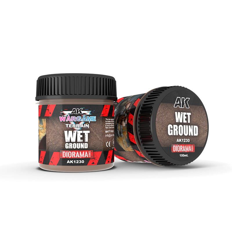 Ak Interactive - Terrains - Wet Ground 100 Ml. - Good Games