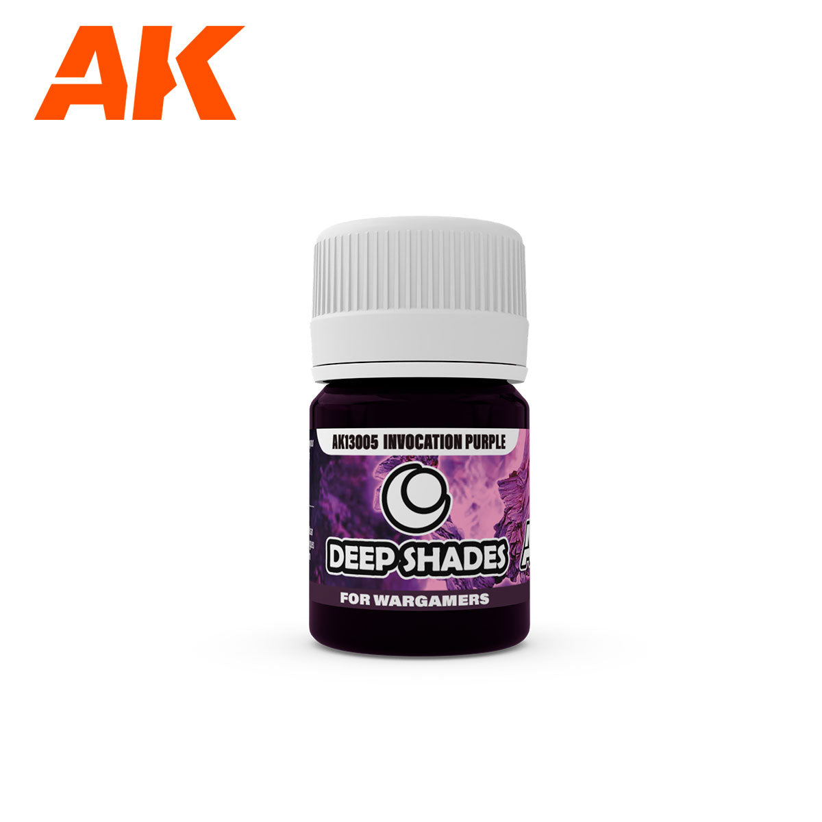 AK Deep Shades Invocation Purple paint bottle for wargamers