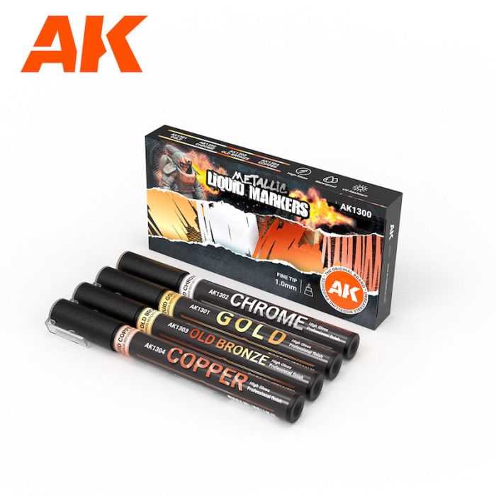AK Interractive Auxiliaries - Metallic Markers - Good Games
