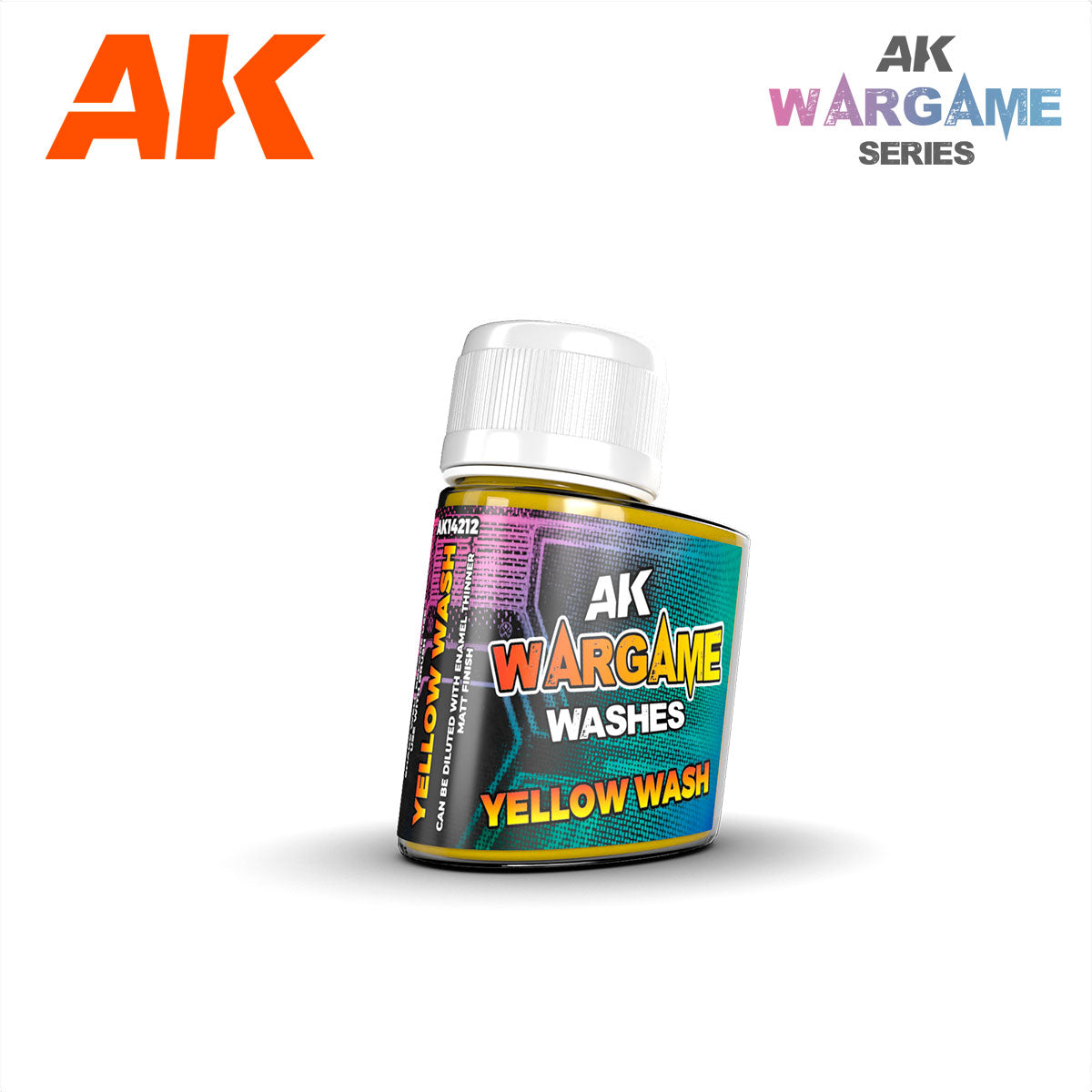 AK Interactive Wargame Series Washes 35ml - Yellow Wash - Good Games