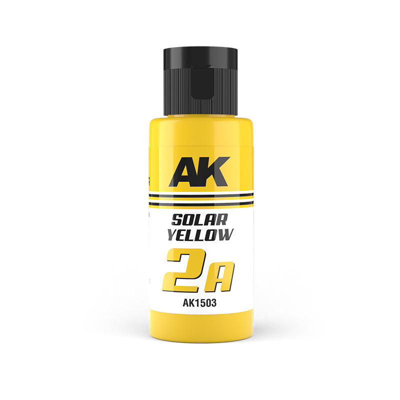 AK Interactive Solar Yellow and Pluto Stone Dual Exo Acrylic Paint Set - Good Games