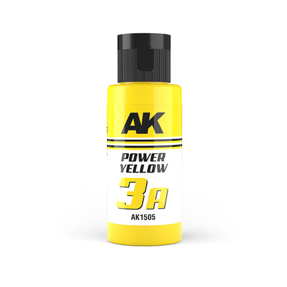 Yellow AK Power Yellow paint bottle with a black cap
