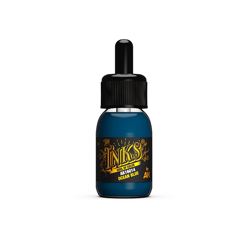 AK Interactive The Inks 30ml - Ocean Blue - Good Games