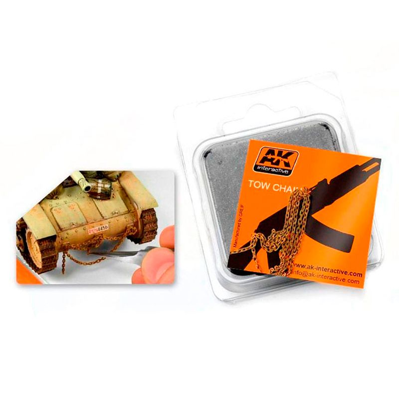 Ak Interactive - Accessories - Rusty Tow Chain Medium - Good Games