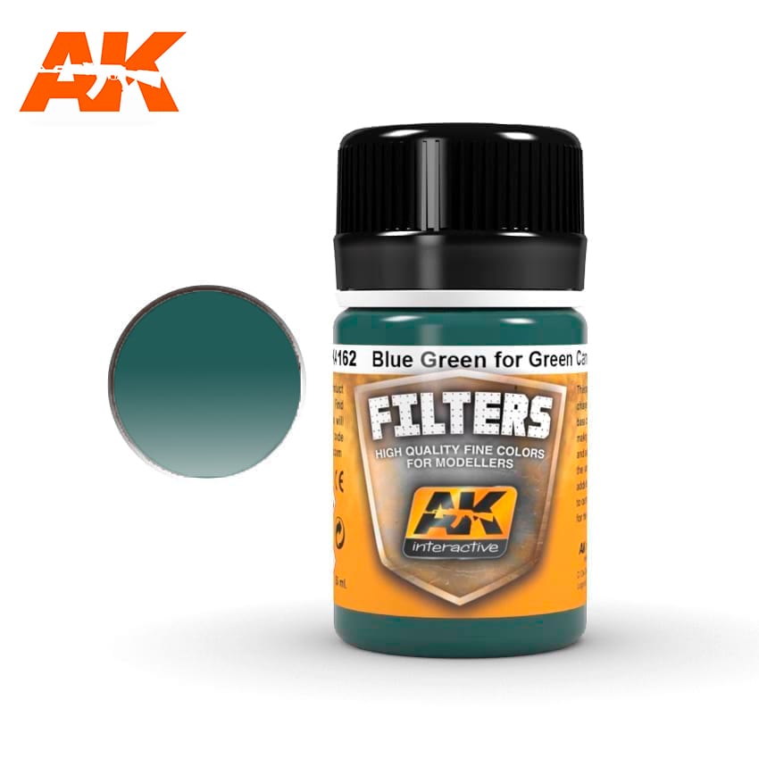 AK Interactive Filters 35ml - Blue Green for Green Camo - Good Games