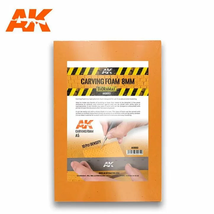 AK Interactive Building Materials - Carving Foam 8mm A5 - Good Games