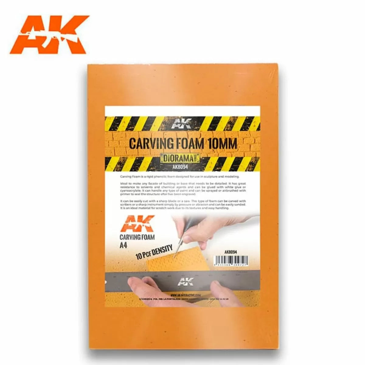 AK Interactive - Building Materials - Carving Foam 10mm A4 - Good Games