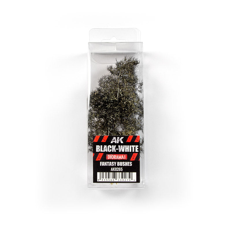 AK Interactive - Dioramas - Black-White Fantasy Bushes 1/35 - Good Games