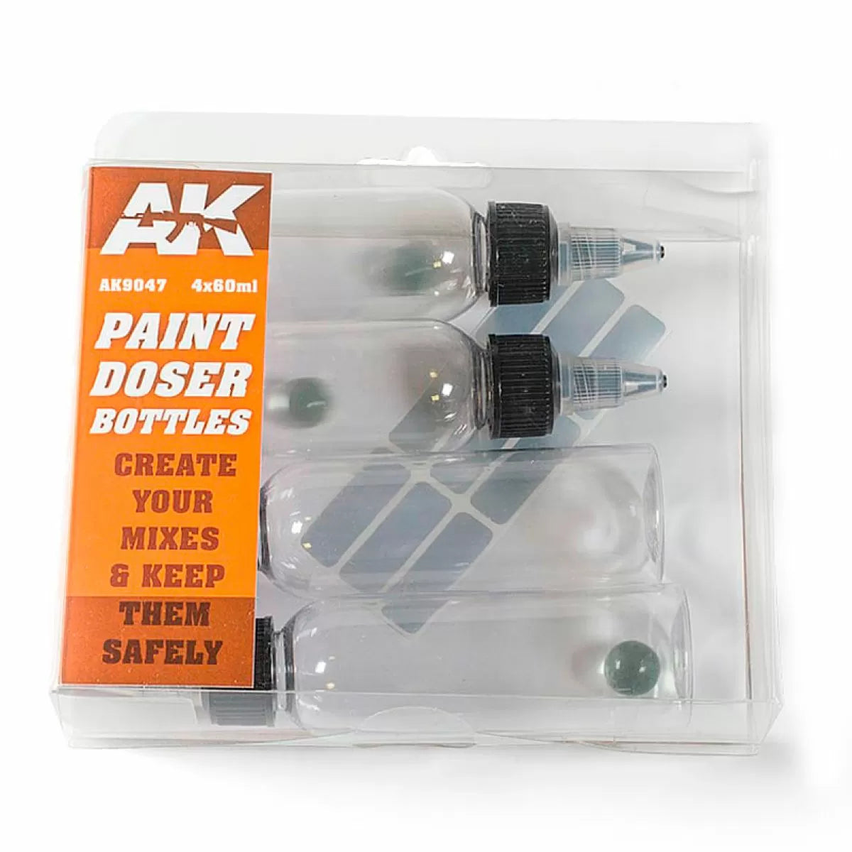 AK Interactive - Complements - Paint Doser Bottles 4X60 ml - Good Games