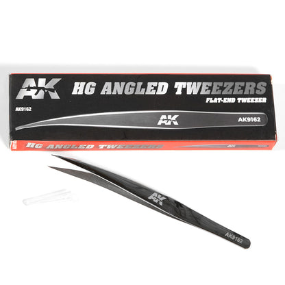 Ak Interactive HG Angled 02 (Flat-End) Tweezers - Good Games