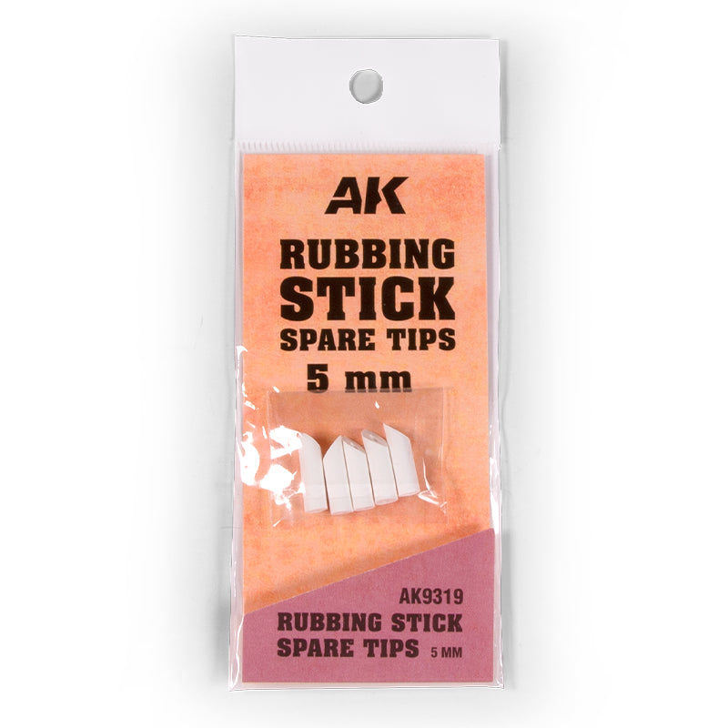 Ak Interactive Rubbing Stick Spare Tips 5mm - Good Games